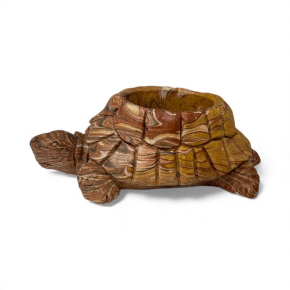 Comanche Pottery Turtle Planter - Picture 5 of 14